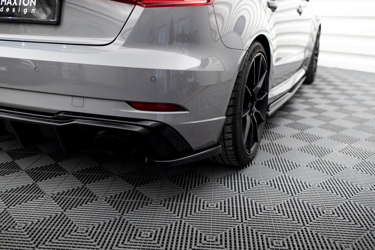 Rear Side Splitters V.2 suitable for Audi RS3 8V Sportback Facelift