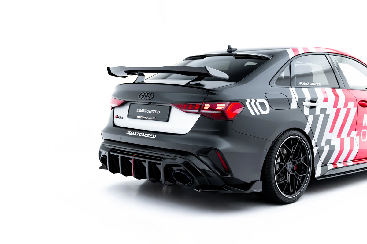 Rear Side Splitters V.2 suitable for Audi RS3 Sedan 8Y Facelift