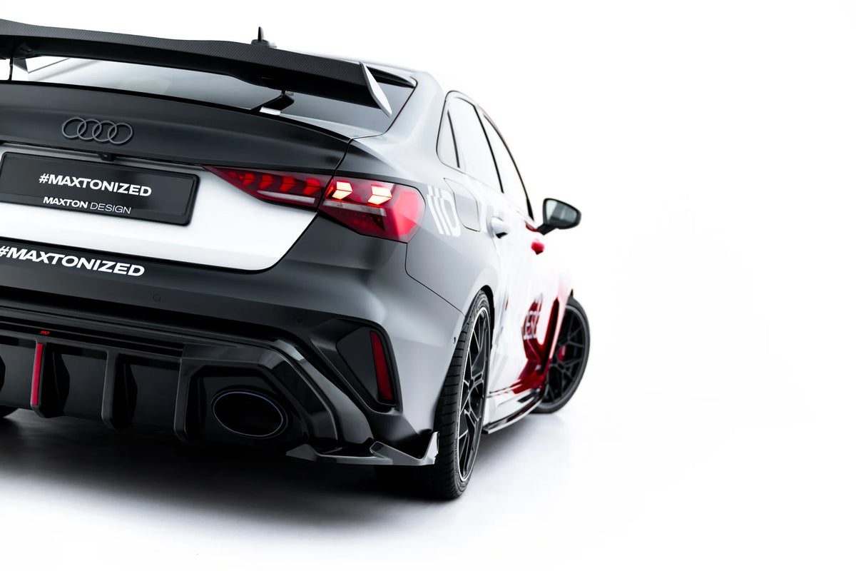 Rear Side Splitters V.2 suitable for Audi RS3 Sedan 8Y Facelift