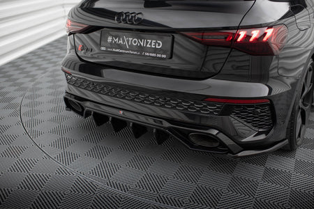 Rear Side Splitters V.2 suitable for Audi RS3 Sportback 8Y