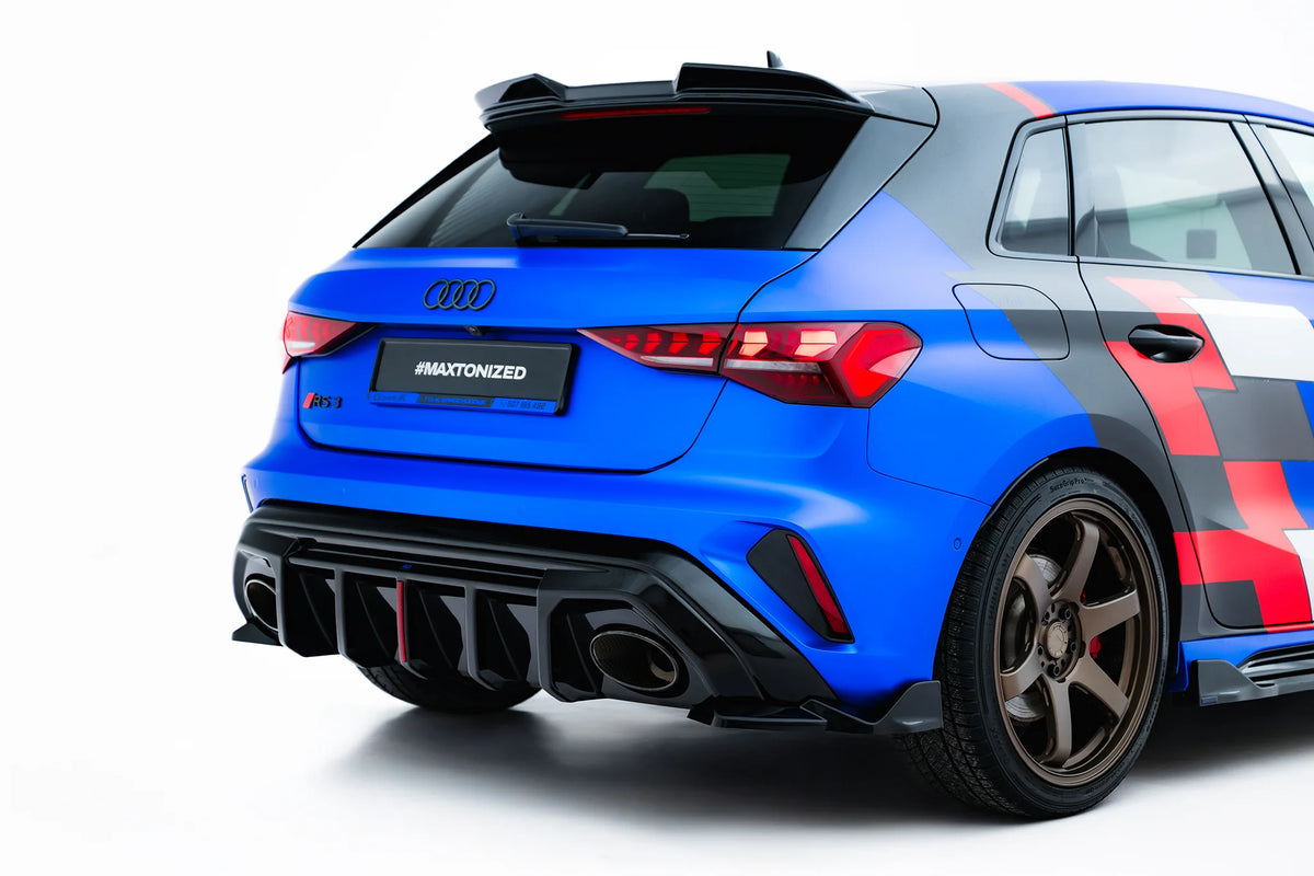 Rear Side Splitters V.2 suitable for Audi RS3 Sportback 8Y Facelift