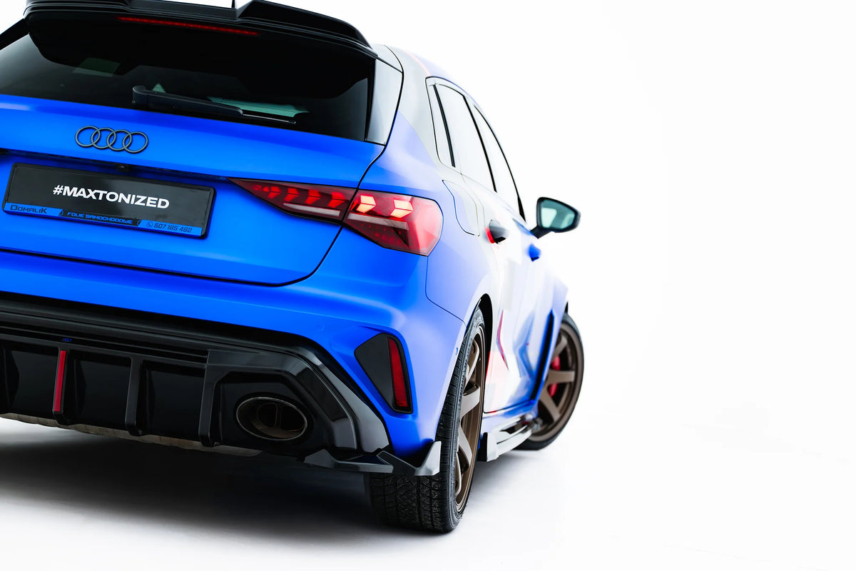Rear Side Splitters V.2 suitable for Audi RS3 Sportback 8Y Facelift