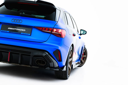 Rear Side Splitters V.2 suitable for Audi RS3 Sportback 8Y Facelift