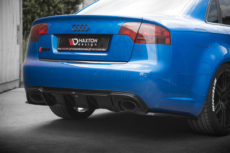 Rear Side Splitters V.2 suitable for Audi RS4 Sedan B7