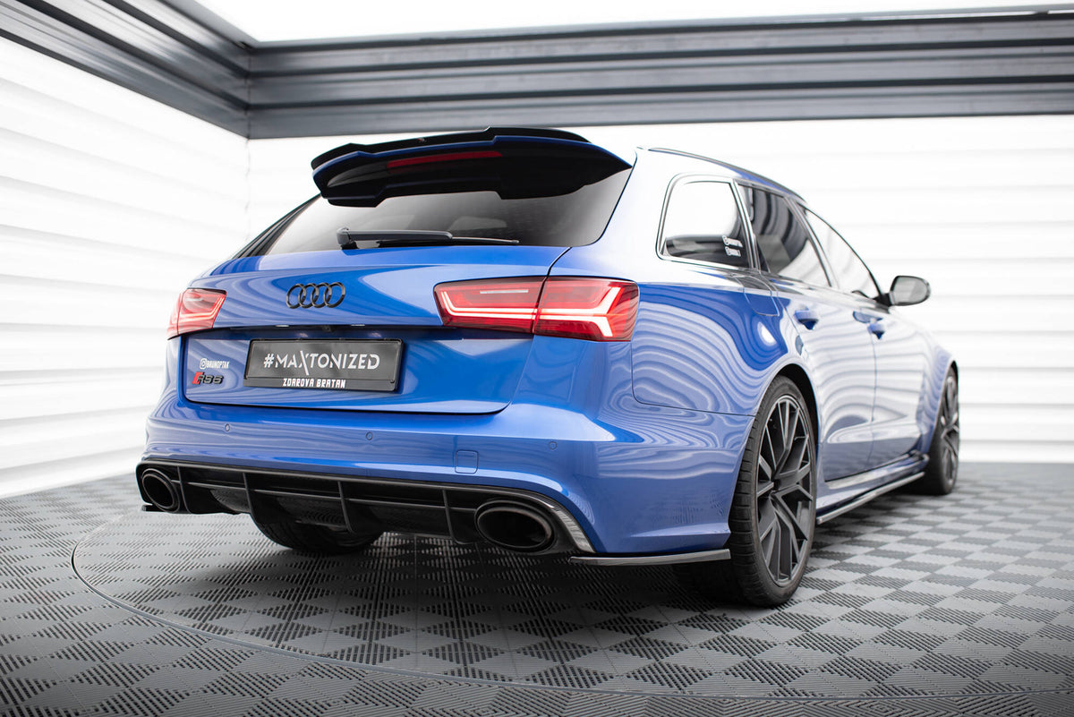 Rear Side Splitters V.2 suitable for Audi RS6 C7 / C7 Facelift