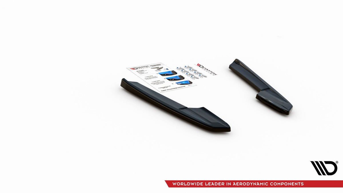 Rear Side Splitters V.2 suitable for Audi RS7 C8