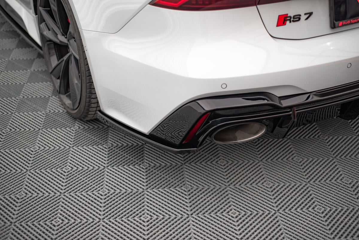 Rear Side Splitters V.2 suitable for Audi RS7 C8
