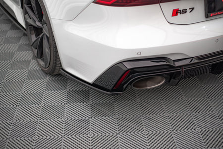Rear Side Splitters V.2 suitable for Audi RS7 C8