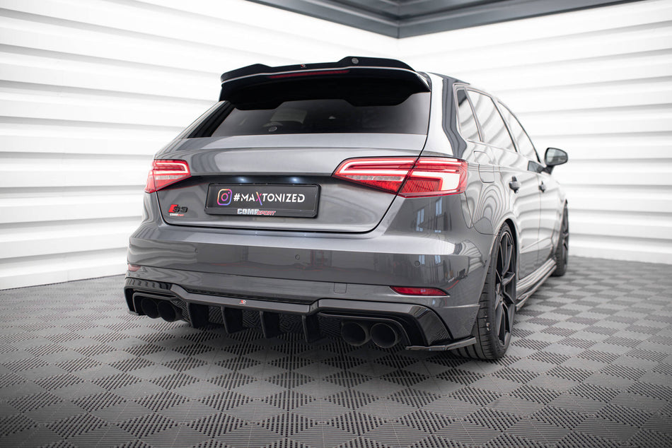 Rear Side Splitters V.2 suitable for Audi S3 / A3 S-Line Sportback 8V Facelift