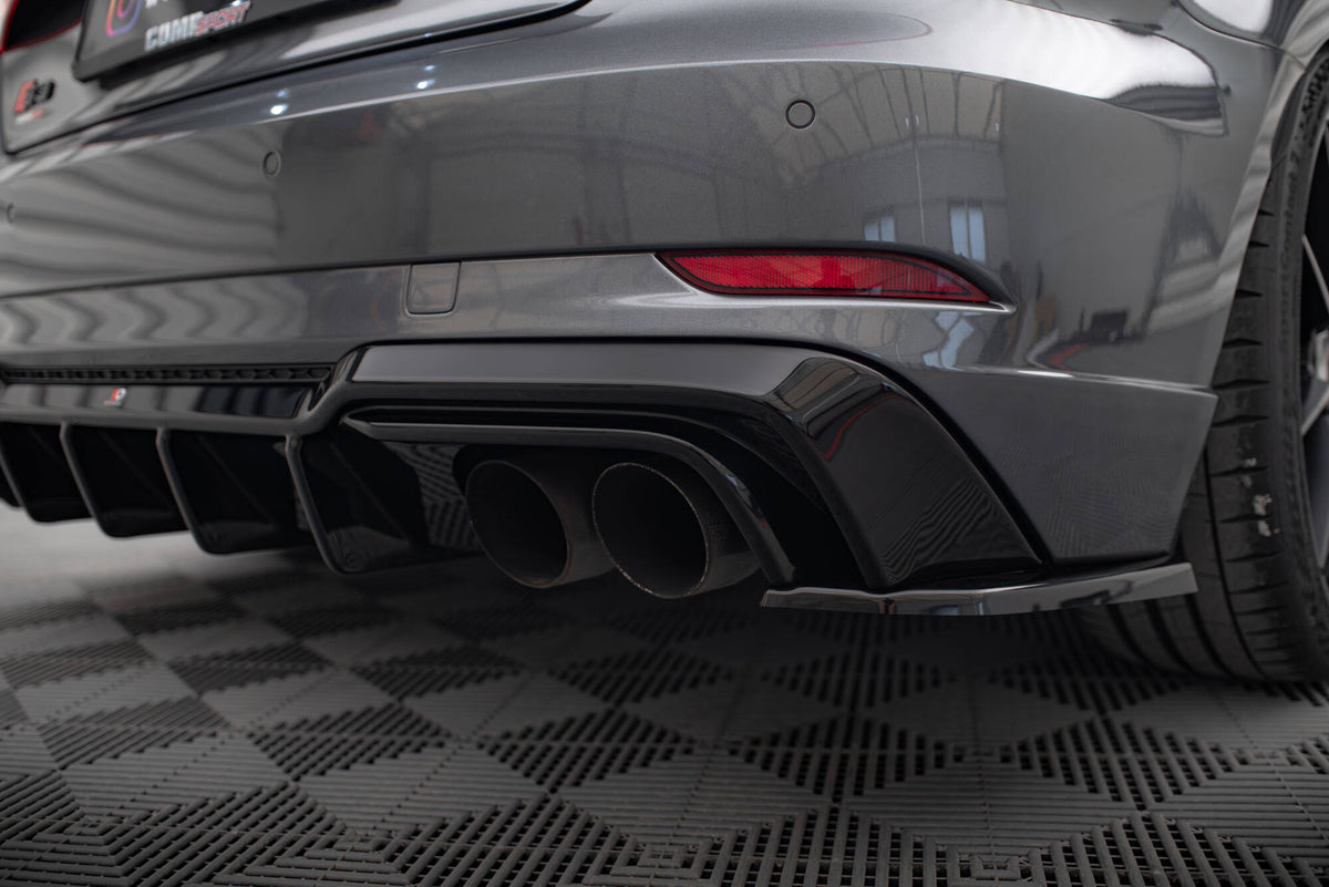Rear Side Splitters V.2 suitable for Audi S3 / A3 S-Line Sportback 8V Facelift