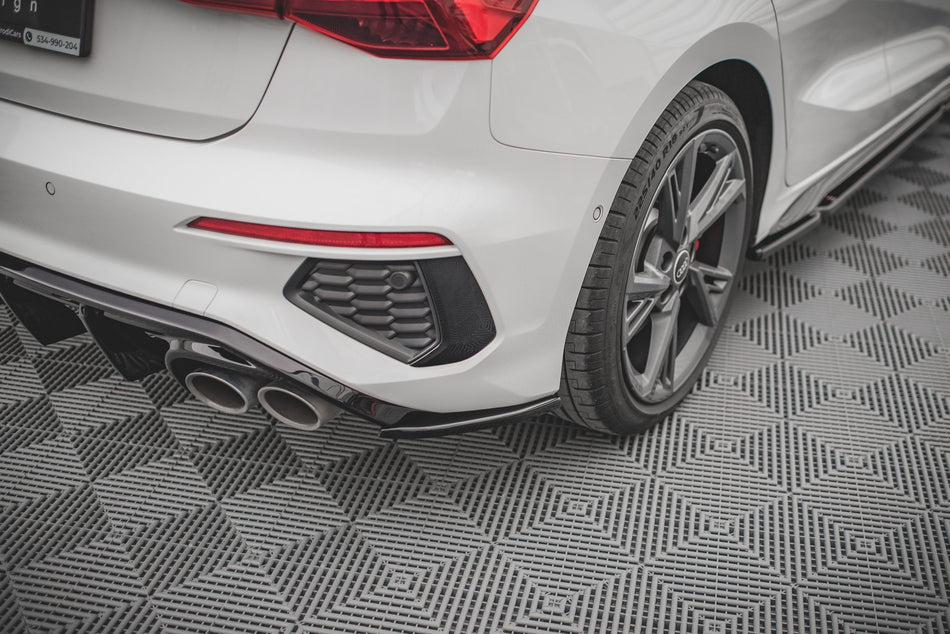 Rear Side Splitters V.2 suitable for Audi S3 / A3 S-Line Sportback 8Y