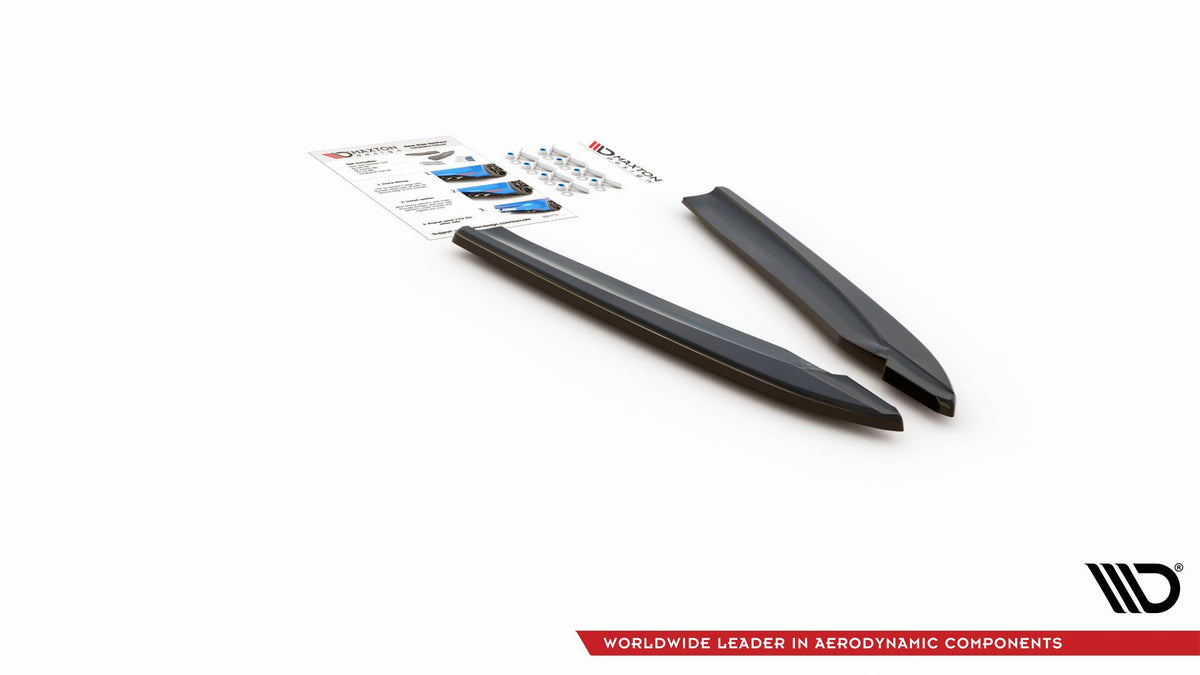 Rear Side Splitters V.2 suitable for Audi S8 D4 Facelift