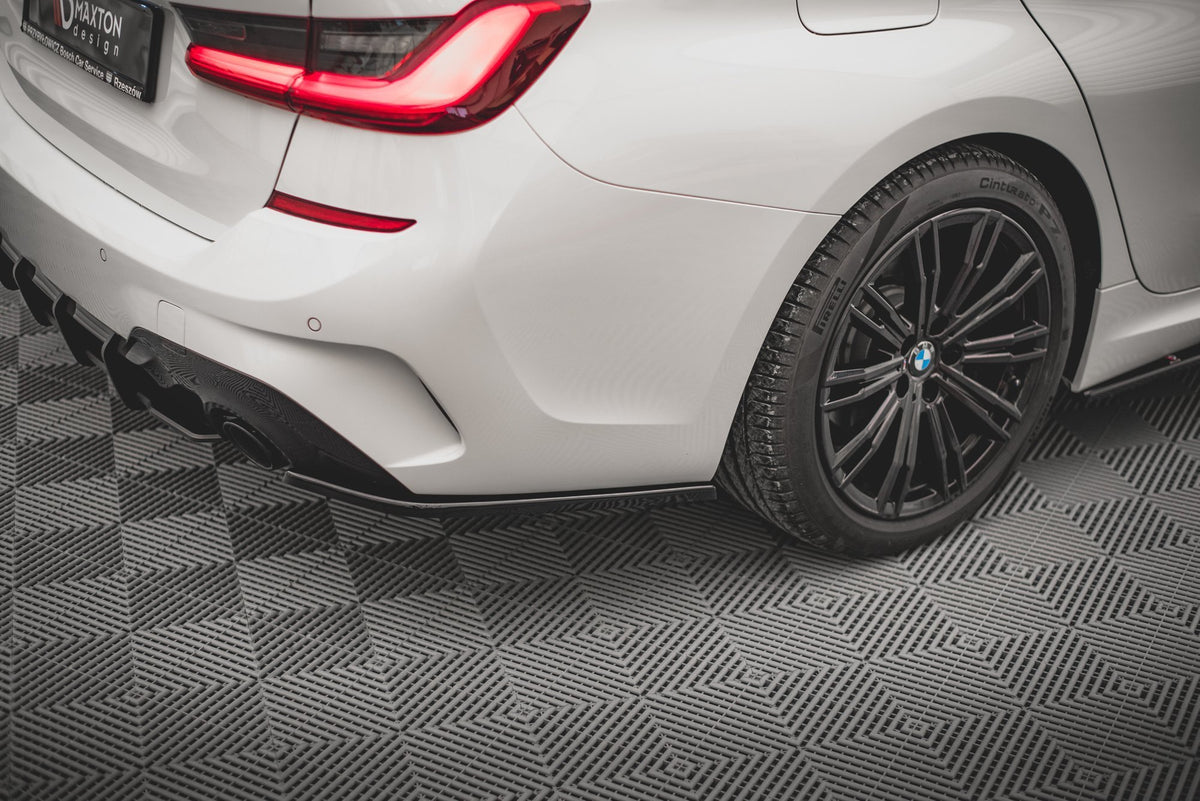 Rear Side Splitters V.2 suitable for BMW 3 G20 / G21 M-Pack
