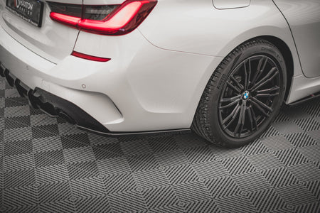 Rear Side Splitters V.2 suitable for BMW 3 G20 / G21 M-Pack