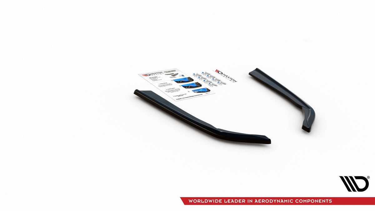 Rear Side Splitters V.2 suitable for BMW 3 G20 / G21 M-Pack