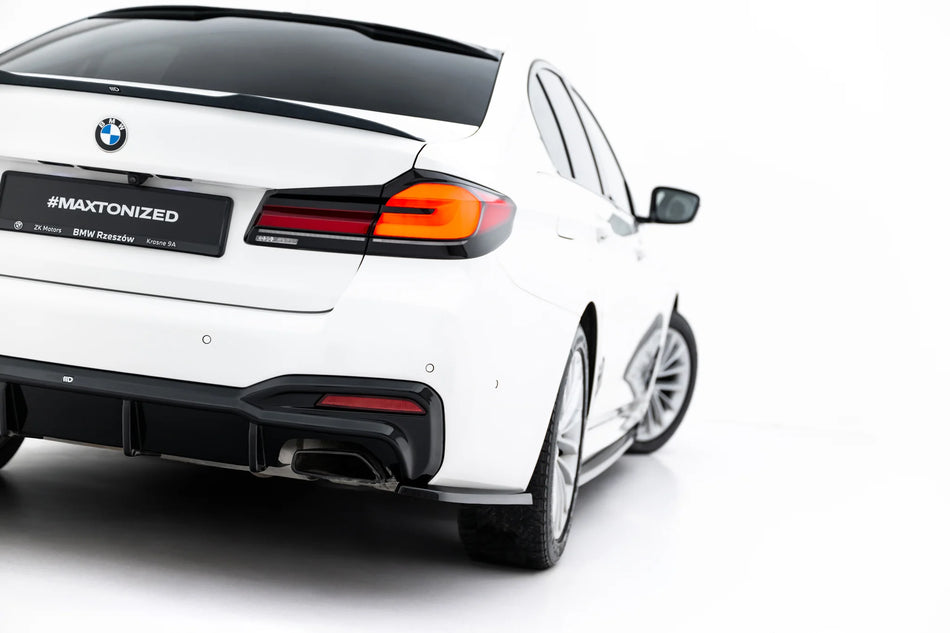 Rear Side Splitters V.2 suitable for BMW 5 M-Pack Sedan / Touring G30 / G31 / G30 Facelift / G31 Facelift