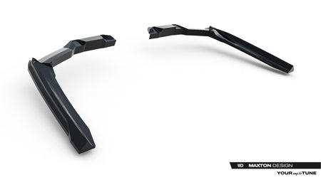 Rear Side Splitters V.2 suitable for BMW 5 / i5 M-Pack Sedan / Touring G60 / G61