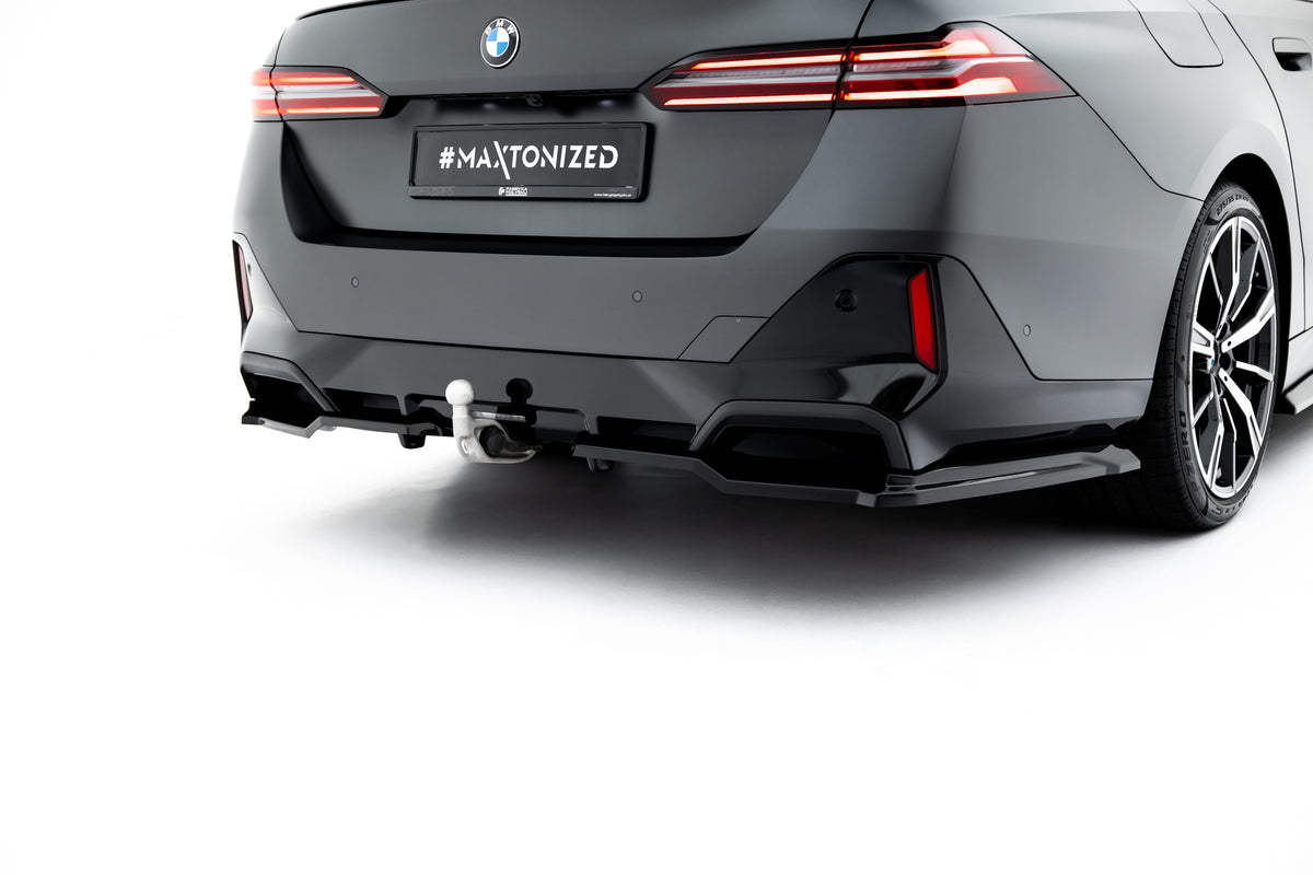 Rear Side Splitters V.2 suitable for BMW 5 / i5 M-Pack Sedan / Touring G60 / G61