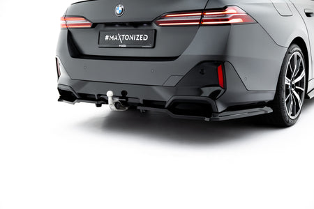 Rear Side Splitters V.2 suitable for BMW 5 / i5 M-Pack Sedan / Touring G60 / G61