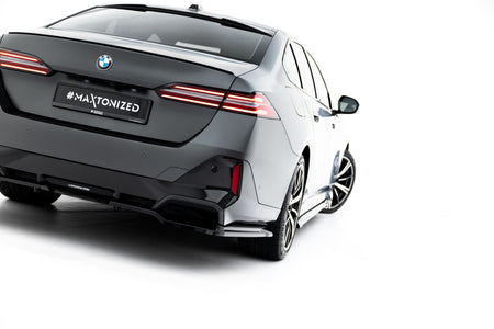 Rear Side Splitters V.2 suitable for BMW 5 / i5 M-Pack Sedan / Touring G60 / G61