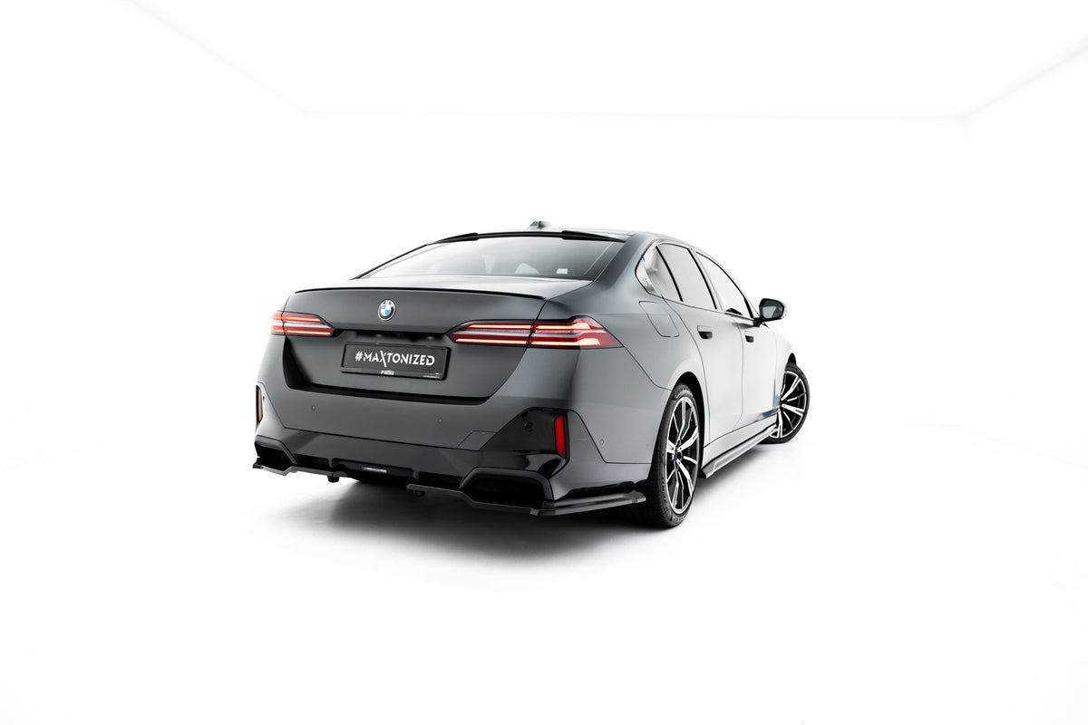 Rear Side Splitters V.2 suitable for BMW 5 / i5 M-Pack Sedan / Touring G60 / G61