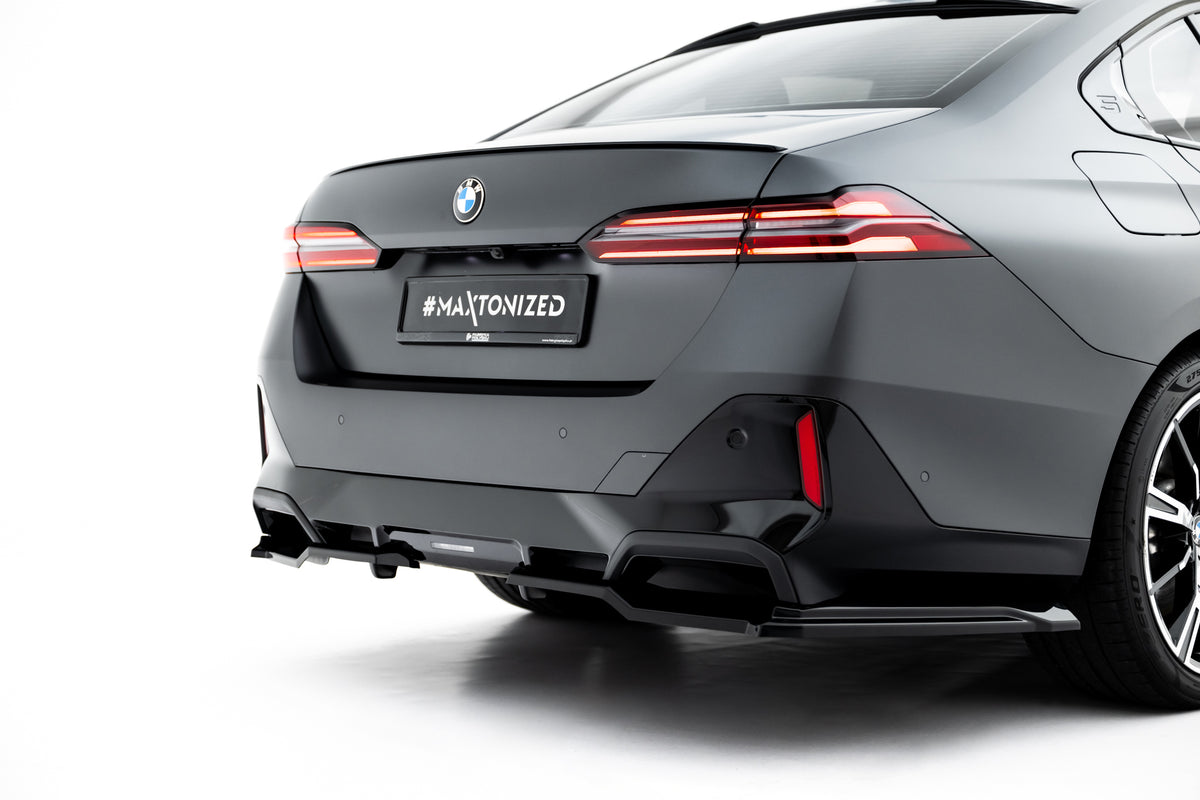 Rear Side Splitters V.2 suitable for BMW 5 / i5 M-Pack Sedan / Touring G60 / G61