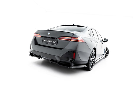 Rear Side Splitters V.2 suitable for BMW 5 / i5 M-Pack Sedan / Touring G60 / G61