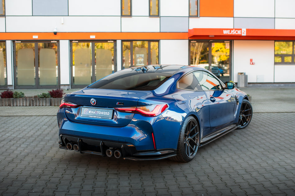 Rear Side Splitters V.2 suitable for BMW M4 G82 / G82 Facelift