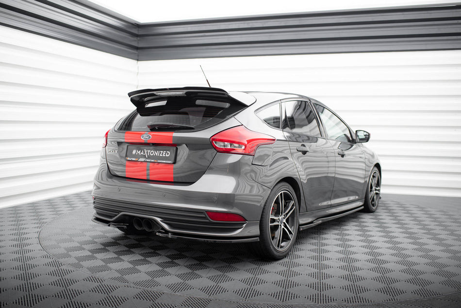 Rear Side Splitters V.2 suitable for Ford Focus ST Mk3 Facelift