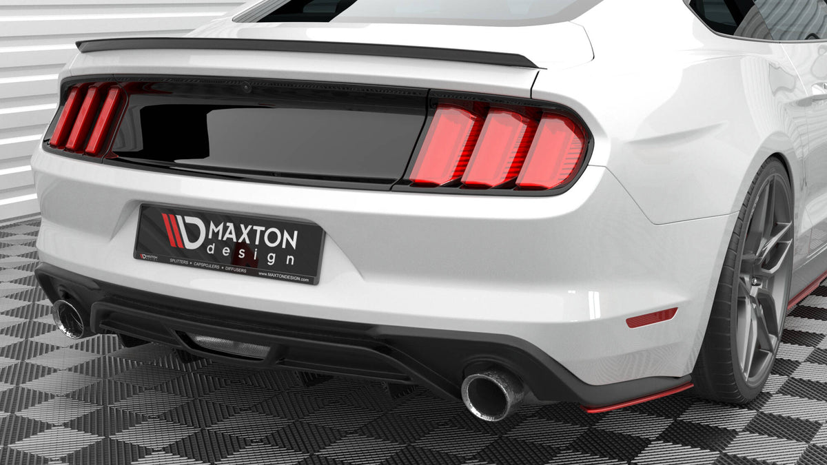 Rear Side Splitters V.2 suitable for Ford Mustang GT Mk6 Facelift