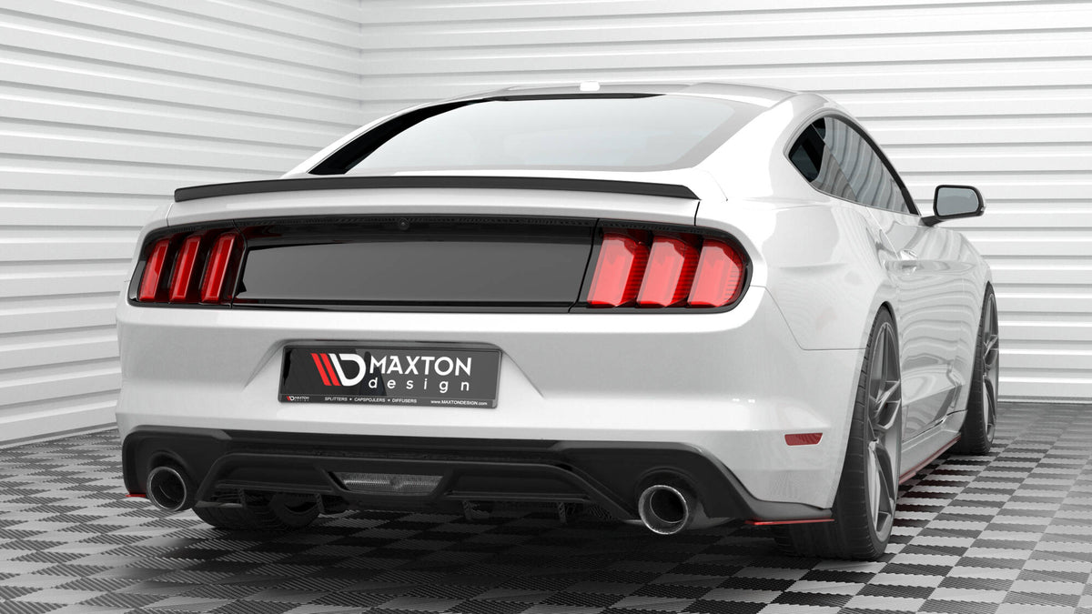 Rear Side Splitters V.2 suitable for Ford Mustang GT Mk6 Facelift