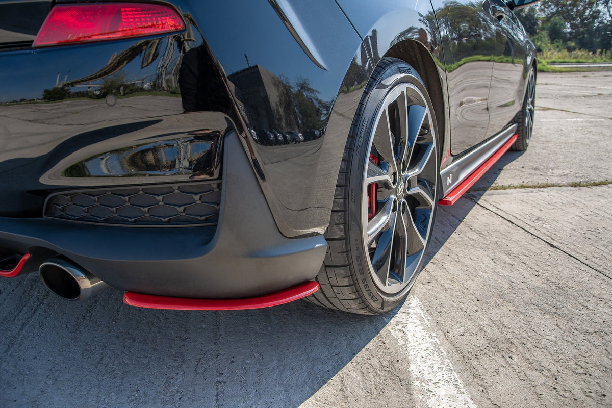 Rear Side Splitters V.2 suitable for Hyundai I30 N Mk3 Hatchback