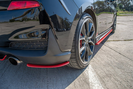 Rear Side Splitters V.2 suitable for Hyundai I30 N Mk3 Hatchback