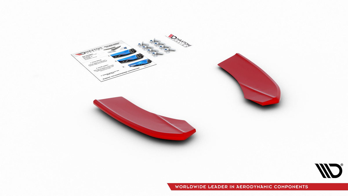 Rear Side Splitters V.2 suitable for Hyundai I30 N Mk3 Hatchback