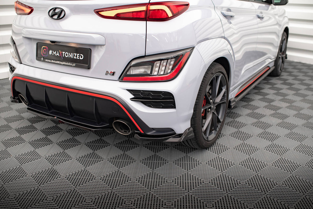 Rear Side Splitters V.2 suitable for Hyundai Kona N Mk1