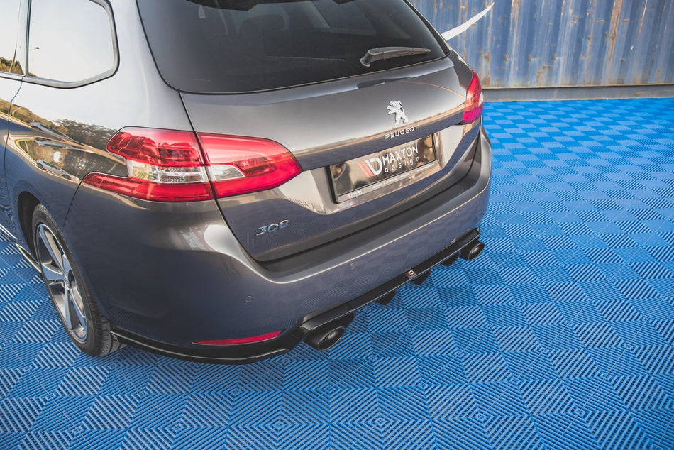 Rear Side Splitters V.2 suitable for Peugeot 308 SW Mk2