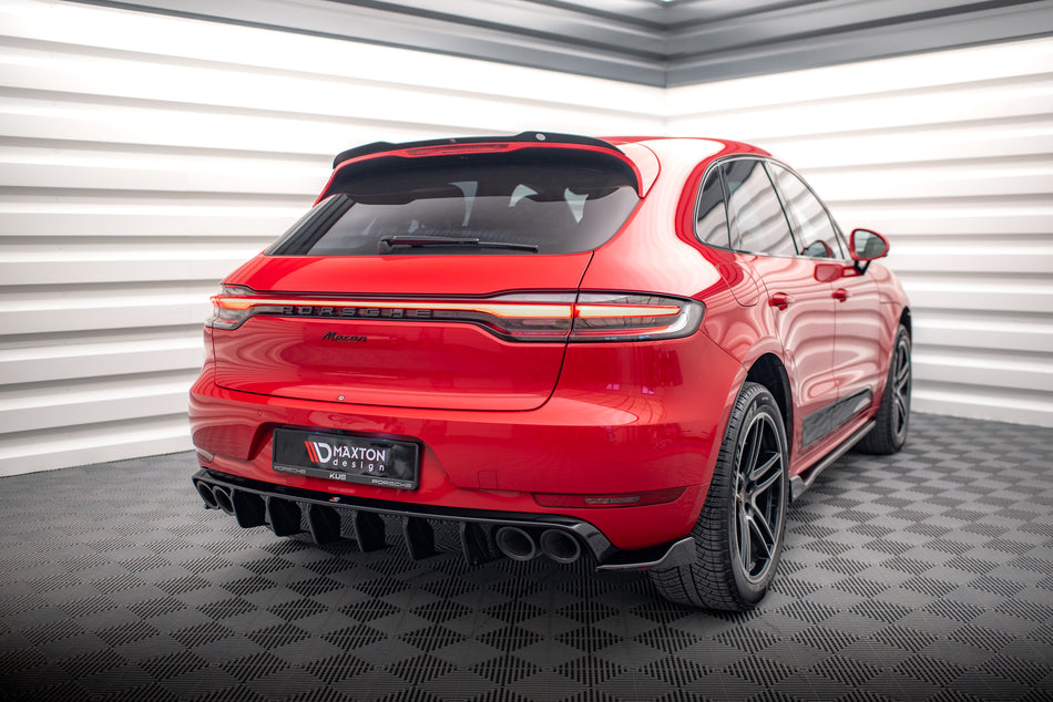 Rear Side Splitters V.2 suitable for Porsche Macan GTS / Sport Design Mk1 Facelift