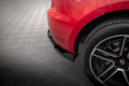 Rear Side Splitters V.2 suitable for Porsche Macan GTS / Sport Design Mk1 Facelift