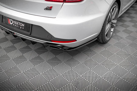 Rear Side Splitters V.2 suitable for Seat Leon Cupra Sportstourer Mk3