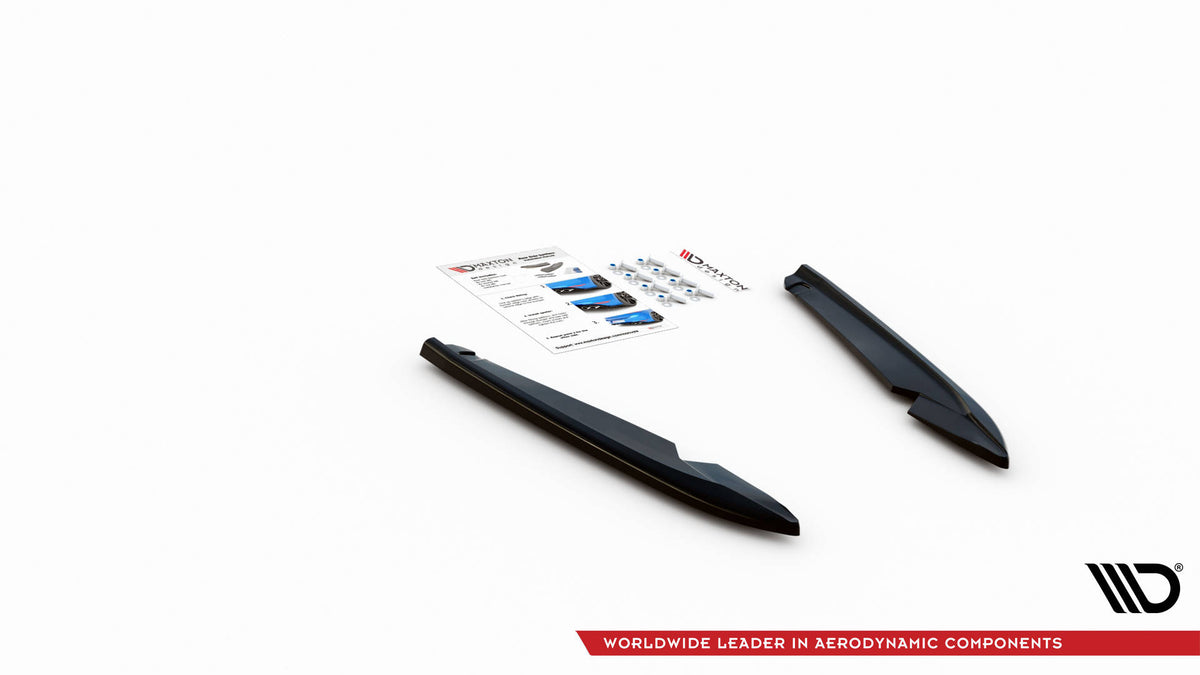 Rear Side Splitters V.2 suitable for Seat Leon FR Sportstourer Mk3