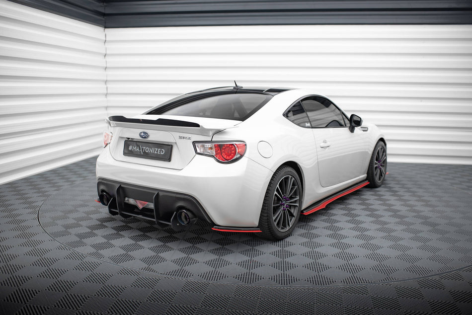 Rear Side Splitters V.2 suitable for Subaru BRZ Mk1 / Mk1 Facelift