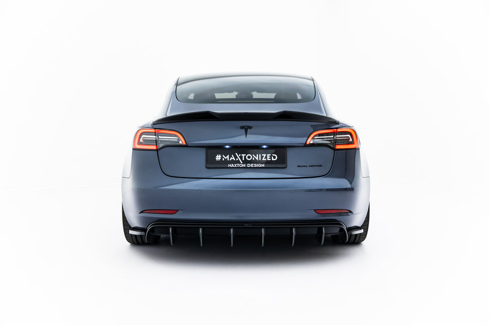 Rear Side Splitters V.2 suitable for Tesla Model 3