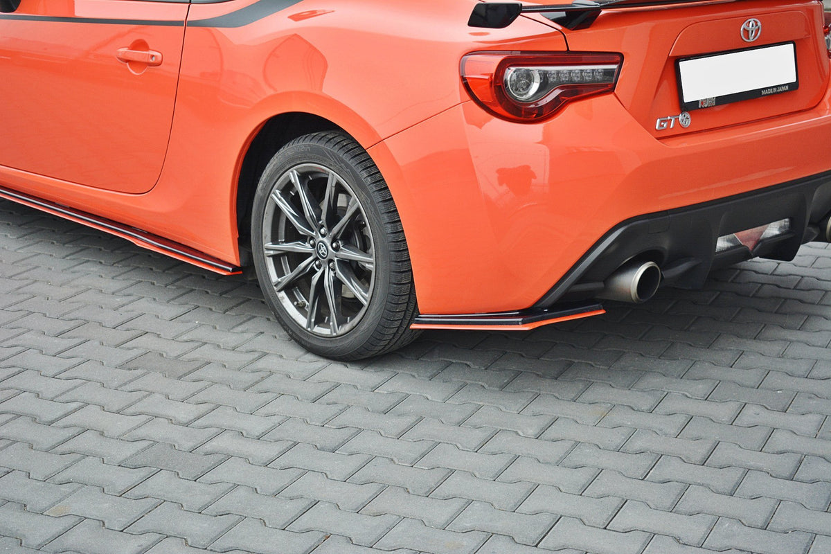 Rear Side Splitters V.2 suitable for Toyota GT86 Facelift