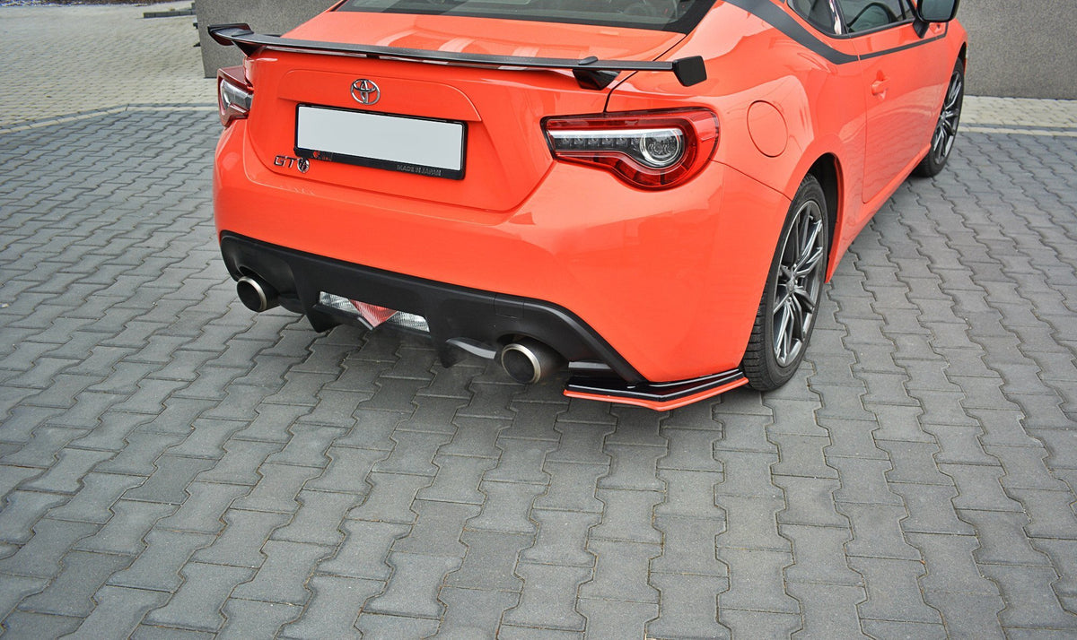Rear Side Splitters V.2 suitable for Toyota GT86 Facelift