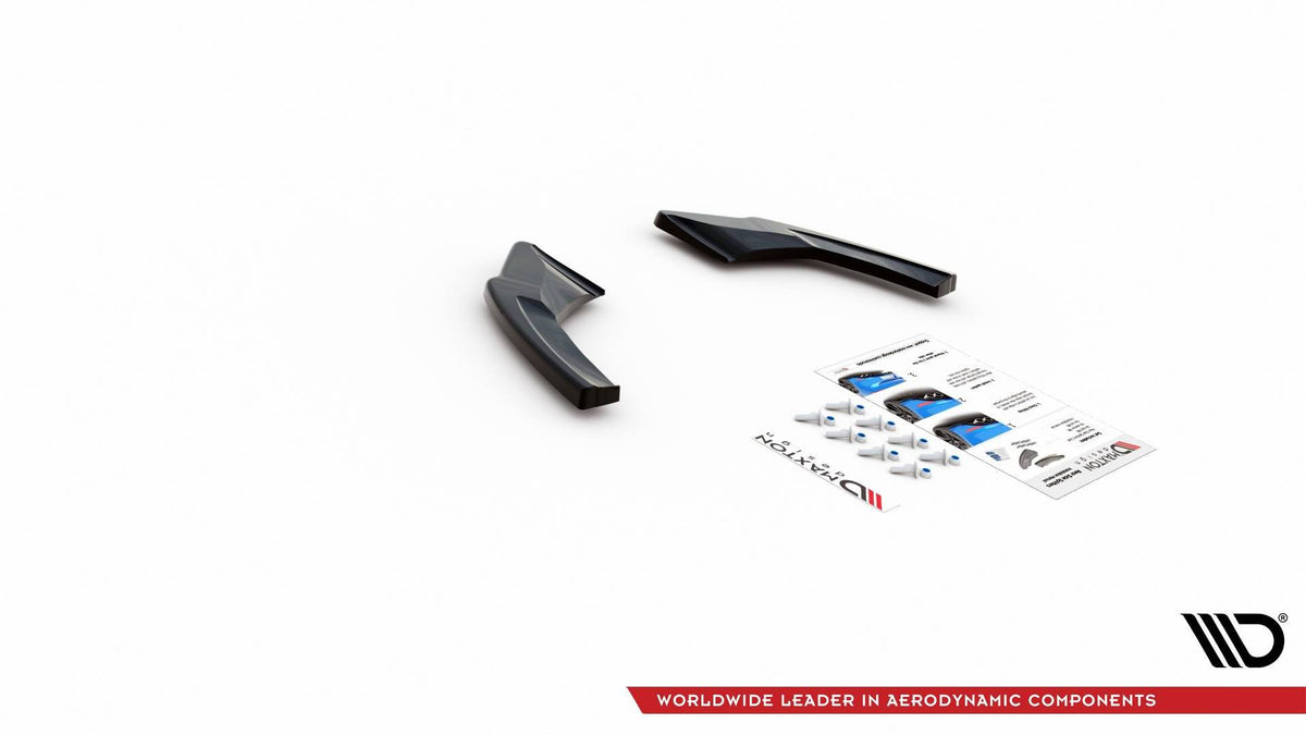 Rear Side Splitters V.2 suitable for Volkswagen Golf GTI Clubsport Mk8