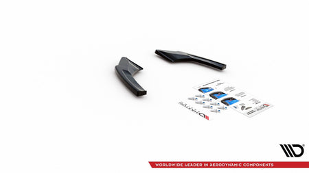 Rear Side Splitters V.2 suitable for Volkswagen Golf GTI Clubsport Mk8