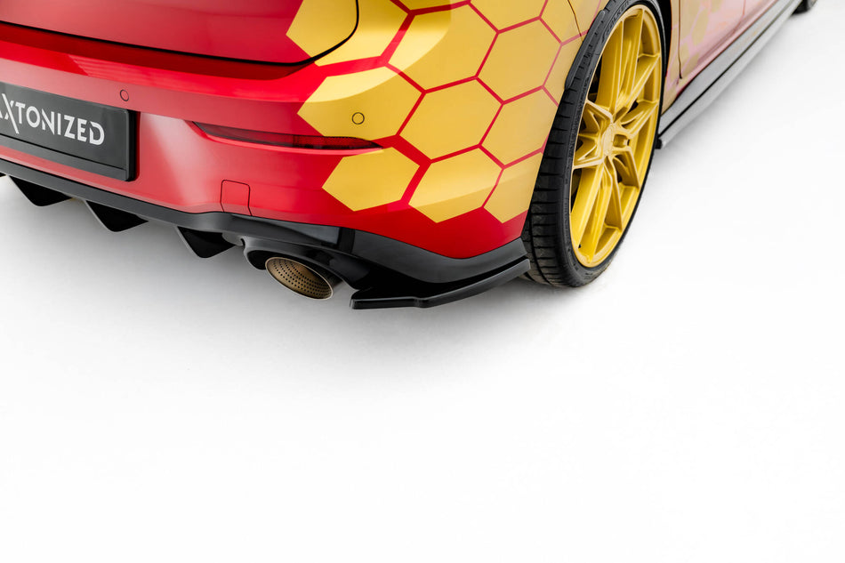 Rear Side Splitters V.2 suitable for Volkswagen Golf GTI Clubsport Mk8 Facelift