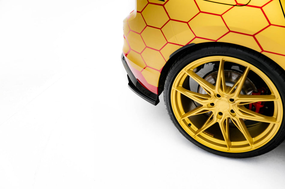 Rear Side Splitters V.2 suitable for Volkswagen Golf GTI Clubsport Mk8 Facelift