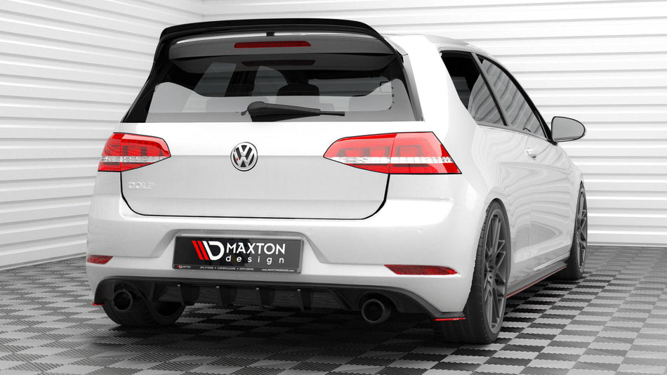 Rear Side Splitters V.2 suitable for Volkswagen Golf GTI Mk7 Facelift