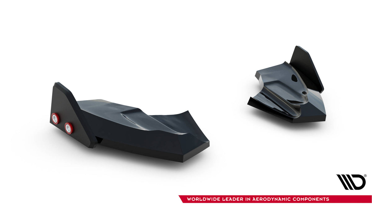 Rear Side Splitters V.3 + Flaps suitable for Ford Fiesta ST Mk7 Facelift